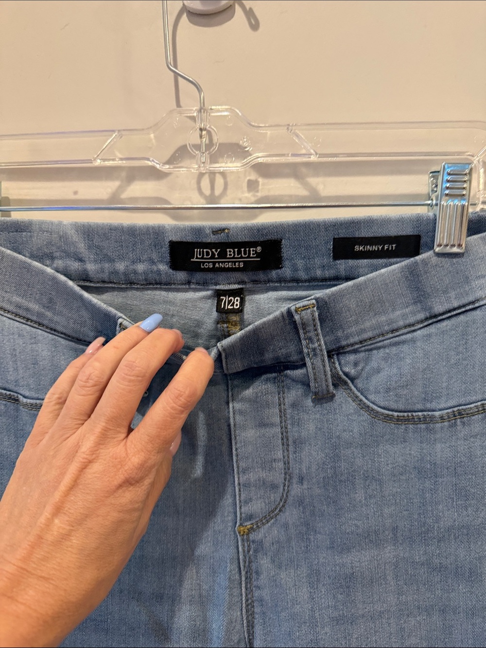 Judy Blue Light Wash Skinny Jeans - Classic Blue